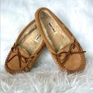 Minnetonka moccasins, size 3 youth